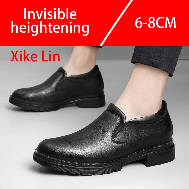 Sewing Latex - Zapatos informales de cuero para hombre,