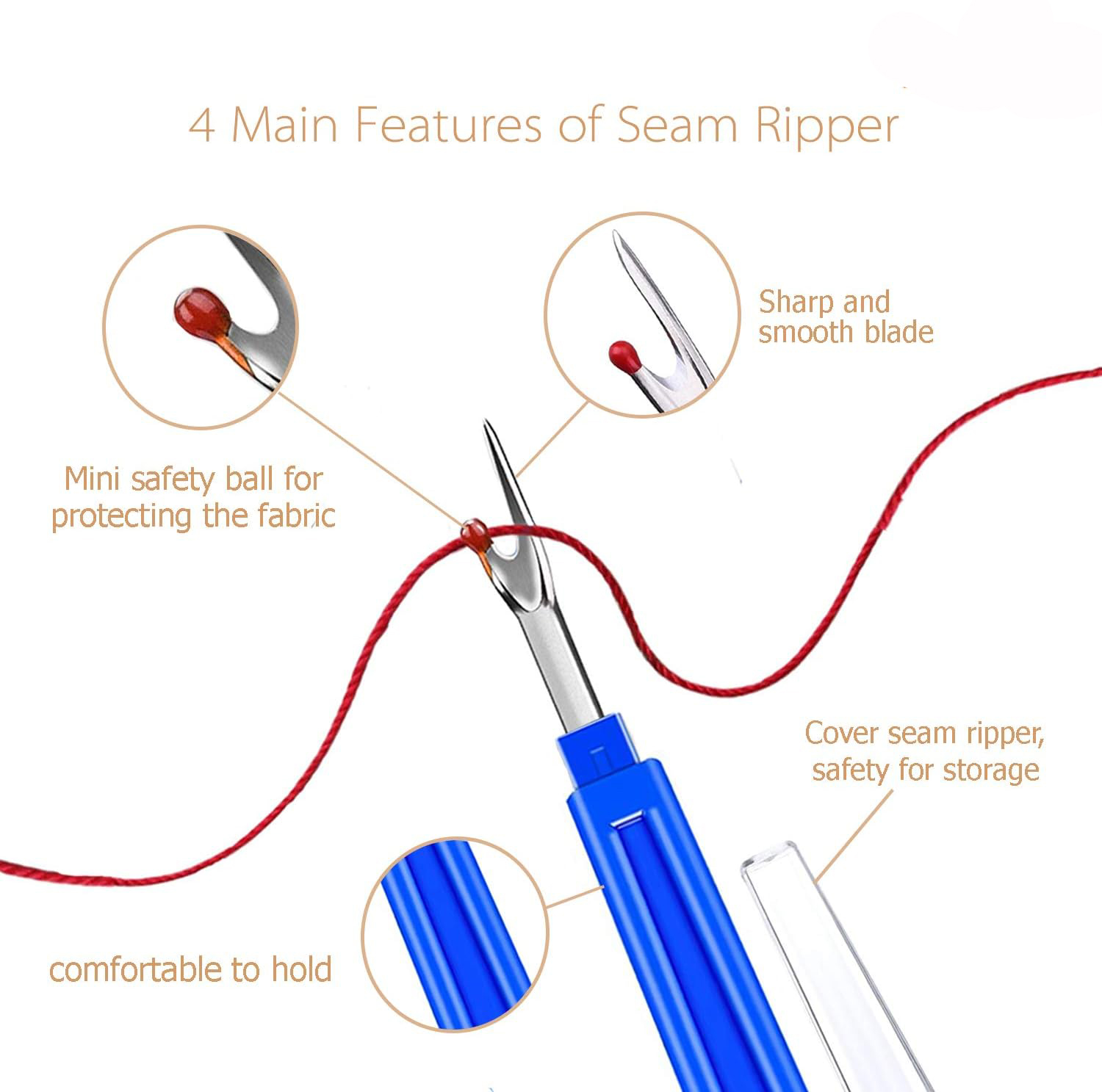 Kit de destripador de costuras - Sewing Gauge Ruler reseña y precio